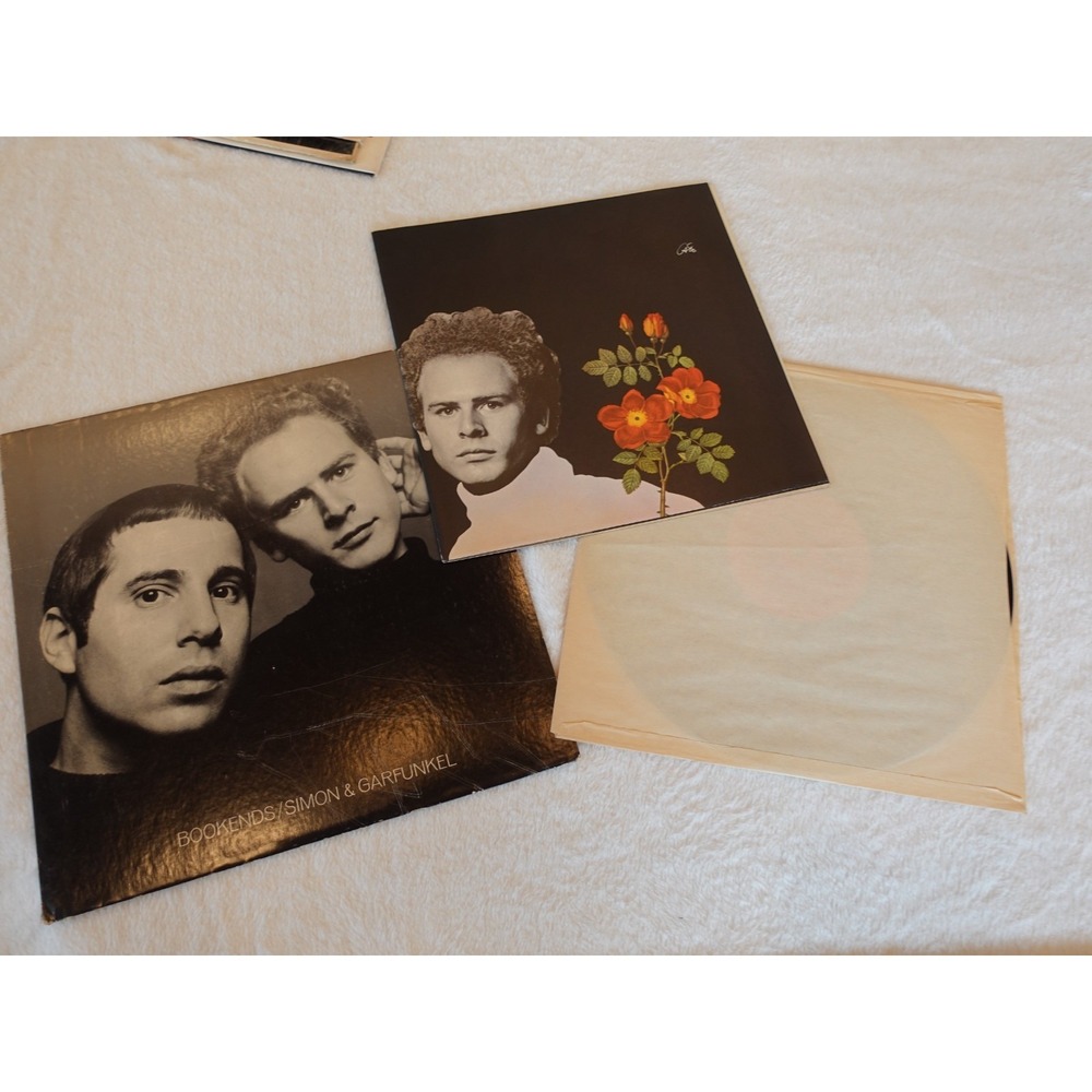 Simon &‎ Garfunkel Bookends LP Complete W/Poster. Vinyl VG/Sleeve G/Poster EX